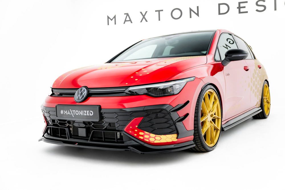 Splitter Przedni V.4 Volkswagen Golf GTI Clubsport Mk8 Facelift