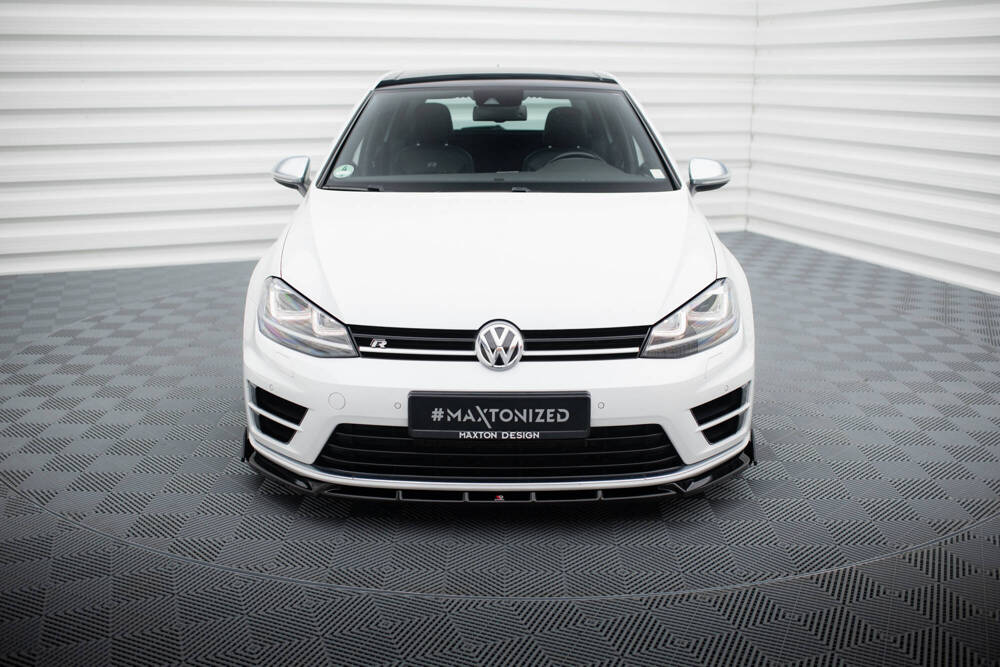 Splitter Przedni V.5 + Flaps Volkswagen Golf R / R-Line Mk7