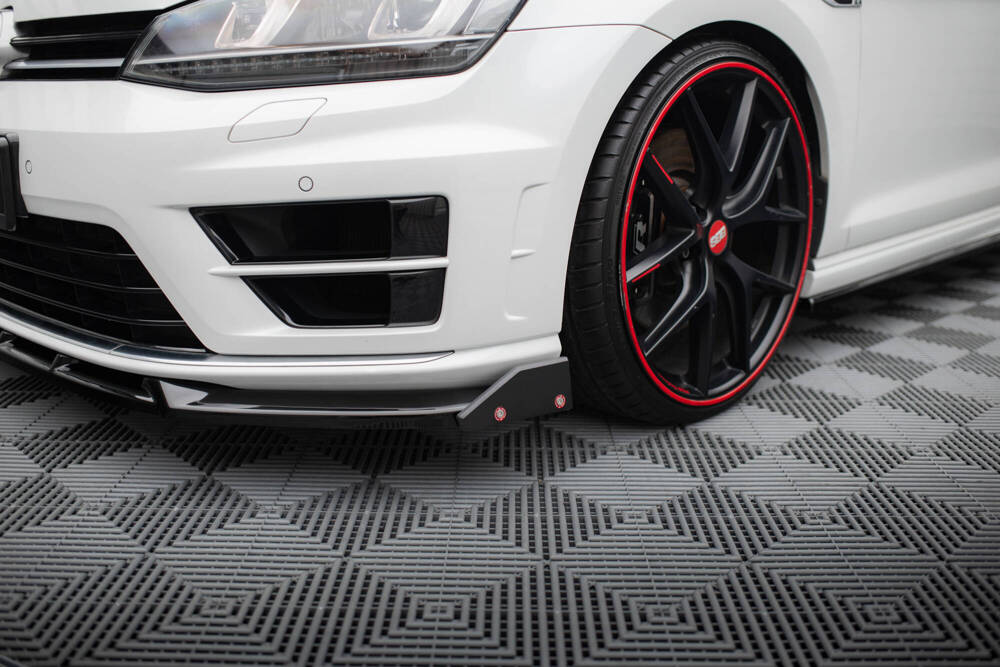 Splitter Przedni V.5 + Flaps Volkswagen Golf R / R-Line Mk7