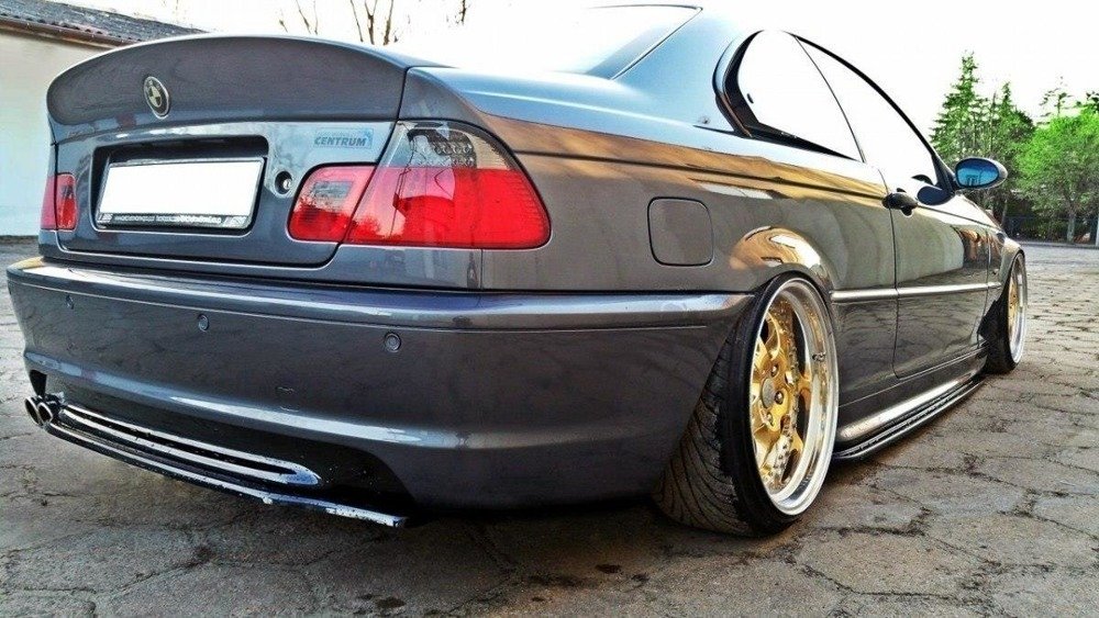 Splitter Tylny BMW 3 E46 M-Pack Coupe (Bez dyfuzora)