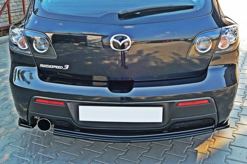 Splitter Tylny Mazda 3 MPS MK1 Przedlift Wersja USA (Bez dyfuzora)
