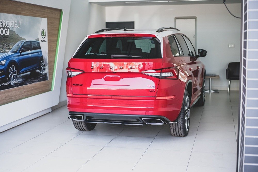 Splitter Tylny Skoda Kodiaq RS Mk1 / Mk1 Facelift