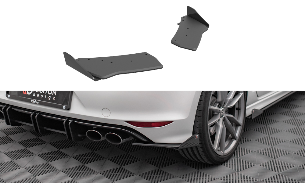 Splittery Tylne Boczne Street Pro + Flaps Volkswagen Golf R Mk7