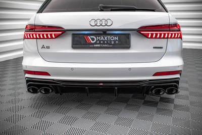 Dokładka Tylna + Atrapa Wydechu Audi A6 S-Line / S6 C8 / C8 Facelift