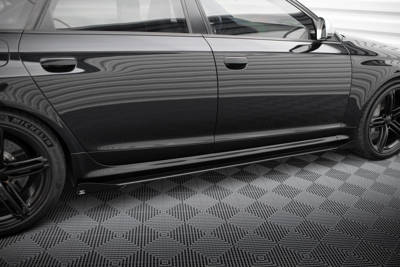 Dokładki progów Street Pro + Flaps Audi RS6 Avant C6