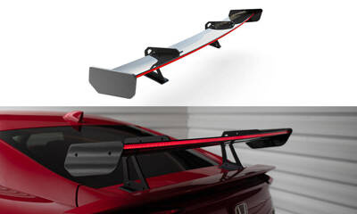 Karbonowy Spoiler Z Górnymi Mocowaniami + LED Honda Civic SI Mk10