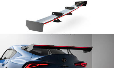 Karbonowy Spoiler Z Górnymi Mocowaniami + LED Toyota Supra Mk5