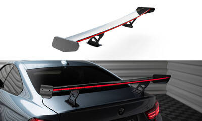 Karbonowy Spoiler Z Wewnętrznymi Wspornikami + LED BMW 4 F32 / 4 F32 M-Pack Coupe 