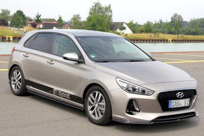 SPLITTER PRZEDNI V.1 HYUNDAI I30 MK3 HATCHBACK