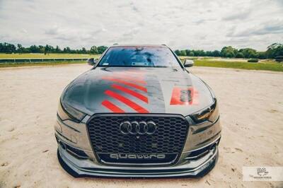 Splitter Przedni Racing Audi A6 C7 S-Line (2 Splittery = 1 zestaw)