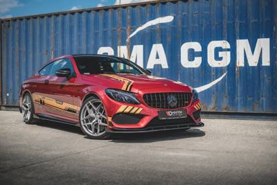 Splitter Przedni Street Pro + Flaps Mercedes-AMG C43 Coupe C205