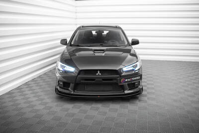 Splitter Przedni Street Pro + Flaps Mitsubishi Lancer EVO X