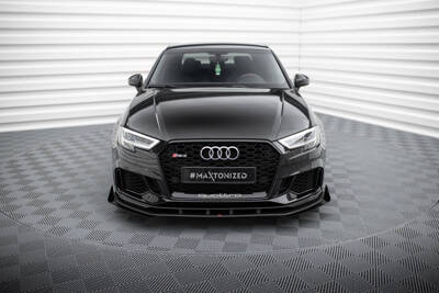 Splitter Przedni Street Pro V.1 + Flaps Audi RS3 Sedan 8V Facelift