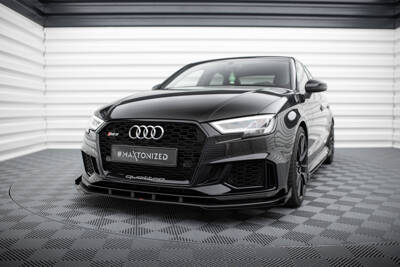 Splitter Przedni Street Pro V.1 + Flaps Audi RS3 Sedan 8V Facelift