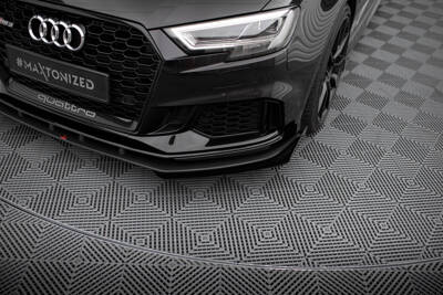 Splitter Przedni Street Pro V.1 + Flaps Audi RS3 Sedan 8V Facelift