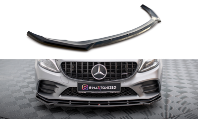 Splitter Przedni V.2 Mercedes-AMG C43 Coupe / Cabrio / Sedan / Estate C205 / A205 / W205 / S205 Facelift