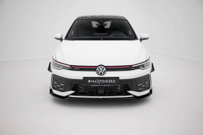 Splitter Przedni V.3 + Flaps Volkswagen Golf GTI / GTE / R-Line Mk8 Facelift