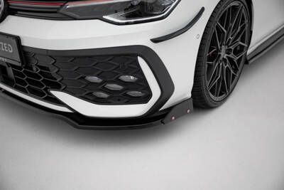 Splitter Przedni V.3 + Flaps Volkswagen Golf GTI / GTE / R-Line Mk8 Facelift