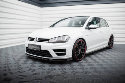 Splitter Przedni V.5 + Flaps Volkswagen Golf R / R-Line Mk7