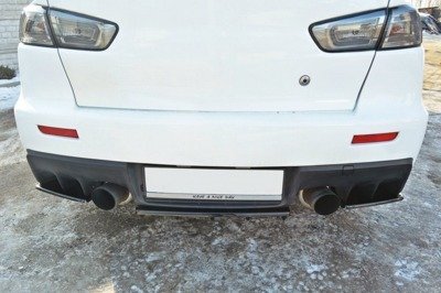 Splitter Tylny Mitsubishi Lancer Evo X (Z dyfuzorem)