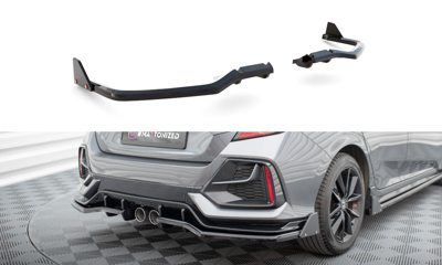 Splitter Tylny V.1 (Z Dyfuzorem) + Flaps Honda Civic Sport Mk 10 Facelift