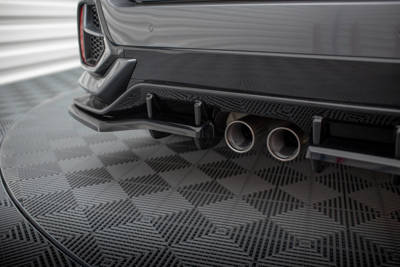 Splitter Tylny V.1 (Z Dyfuzorem) + Flaps Honda Civic Sport Mk 10 Facelift