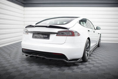 Splitter Tylny (Z Dyfuzorem) V.1 Tesla Model S Plaid Mk1 Facelift