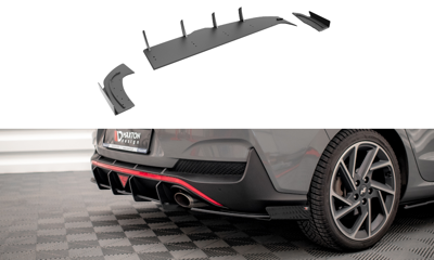 Splittery Tylne Boczne Street Pro + Flaps Hyundai I30 Fastback N-Line Mk3 Facelift